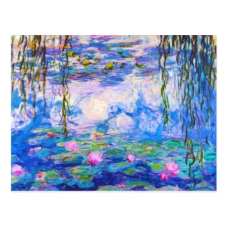 Water Lilies Claude Monet Postcard