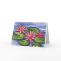 Water Lilies Greeting Card by HeatherFlower Water Lilies Greeting Card