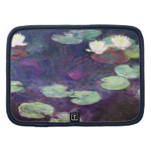 Water Lilies, Pink, 1897-99 Claude Monet cool, old Folio Planner