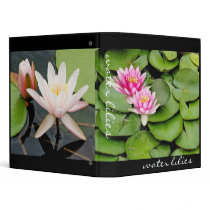Water Lilies School Binder by farmer77 Water Lilies School Binder