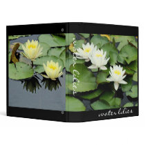 Water Lilies School Binder by farmer77 Water Lilies School Binder