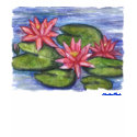 Water Lilies t-shirts by HeatherFlower Water Lilies t-shirts