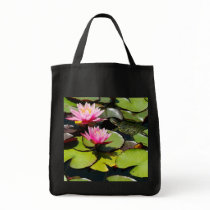 Water Lilies & Turtle Bag by farmer77 Water Lilies & Turtle Bag