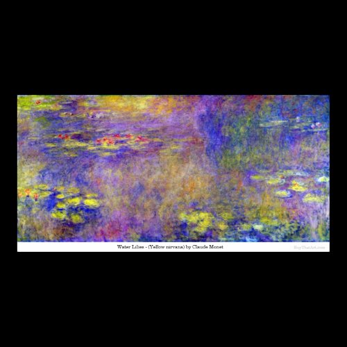 Water Lilies - (Yellow nirvana) by Claude Monet Poster