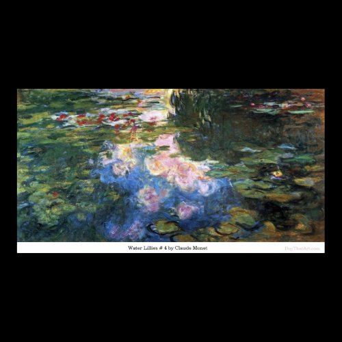 Water Lillies # 4 by Claude Monet Print