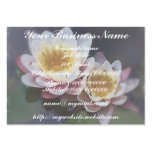 Water Lillies business cards
