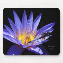 Water Lilly and Dragonfly mousepads