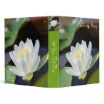 Water Lilly Vinyl Binder