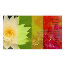 Water lilly, om Business card, urbanized