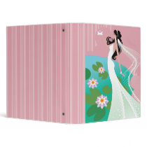 Water Lily Bride Wedding Planner Photo Notebook binders by dooni_notebooks Water Lily Bride Wedding Planner Photo Notebook binders