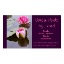 Water Lily Business Card