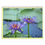 water lily calender wall calendar