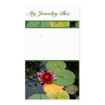 Water Lily Earring Cards Water Lily Earring Cards