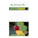 Water Lily Earring Cards business cards