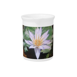 Water Lily Fine Art Pitcher