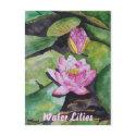 water lily flower, Water Lilies postcards