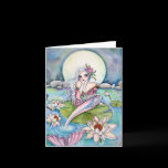 Water Lily Mermaid - Note Card