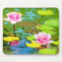 Water Lily Mouspad mousepads by Islandgirl4ever2 Water Lily Mouspad mousepads