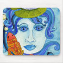 Water Lily Nymph 3 Mousepad by 13BlackCatsDesigns Water Lily Nymph 3 Mousepad