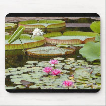 Water Lily Pads Ponds mousepads by lifesphere Water Lily Pads Ponds mousepads