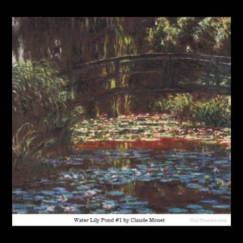 Water Lily Pond #1 by Claude Monet Print