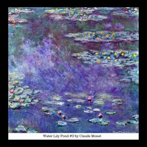 Water Lily Pond #3 by Claude Monet Print