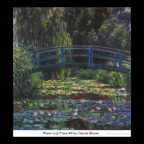Water Lily Pond #6 by Claude Monet Posters