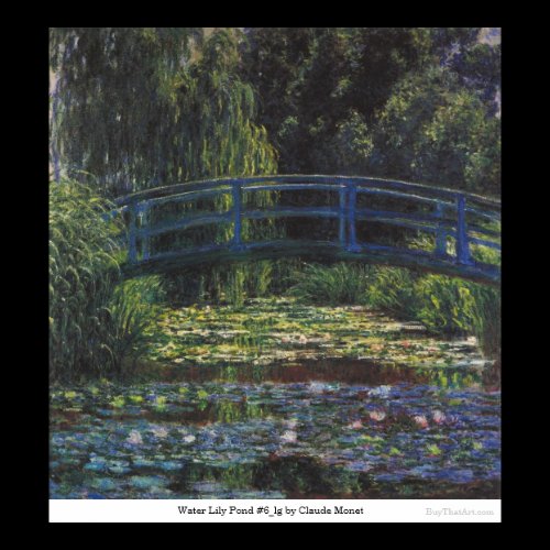 Water Lily Pond #6_lg by Claude Monet Posters