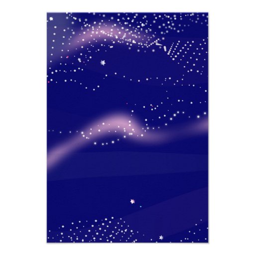Water Lily Pond Bat Mitzvah Reception Party card Invitation