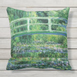 Water Lily Pond Claude Monet Fine Art Outdoor Pillow