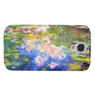 Water Lily Pond Claude Monet Galaxy S4 Covers