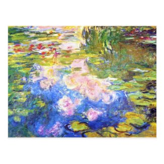 Water Lily Pond Claude Monet Postcards