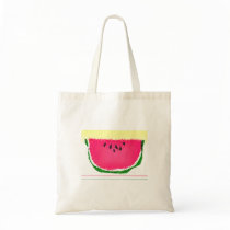 water melon Tote bags by lotzostuff water melon Tote bags