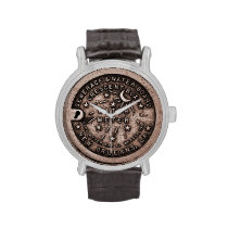 Water Meter Lid Clock Face Watch at Zazzle