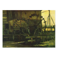 Water-Mill-at-Gennep, van gogh Business Card Template