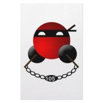 Water Ninja Customized Stationery