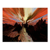 Water On Red Rocks postcards