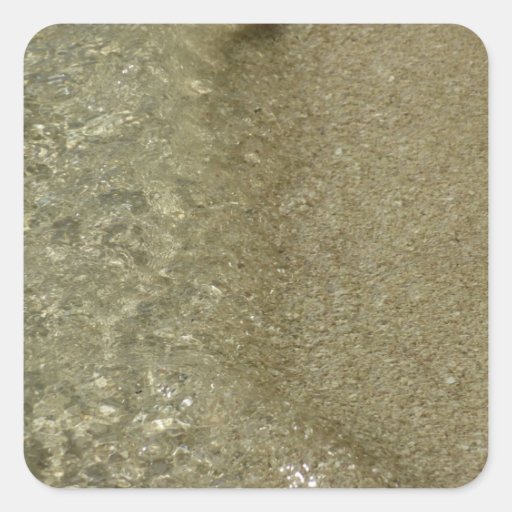 Water on the Beach Sticker