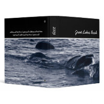 Water over Rocks 1" binders by Beachwalker Water over Rocks 1" binders