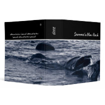 Water over Rocks 2" binders by Beachwalker Water over Rocks 2" binders