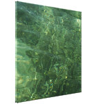 Water over Sea Grass Abstract Canvas Print