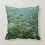 Water over Sea Grass Pillow