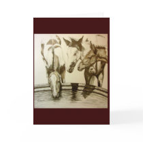 "Water Paints" Greeting Card by Spaziani "Water Paints" Greeting Card