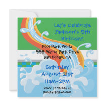 Water Park Pool Party Invitation