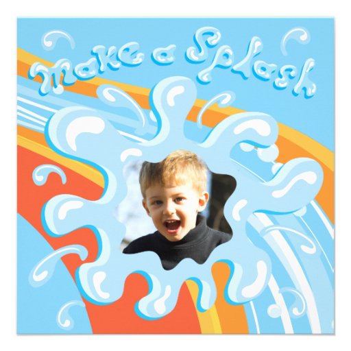 Water Park Pool Party Invitation