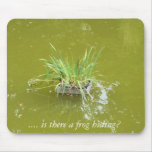 Water plant in a pond – is there a prince hiding? mousepads