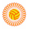 Water Polo Ball Flower - Design 1 t-shirts by gagolub Water Polo Ball Flower - Design 1 t-shirts