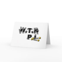 Water polo blur greeting card
