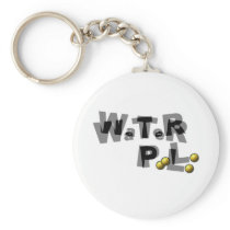 Water polo blur key chains