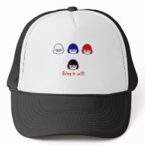 water-polo-bring-it-on mesh hats